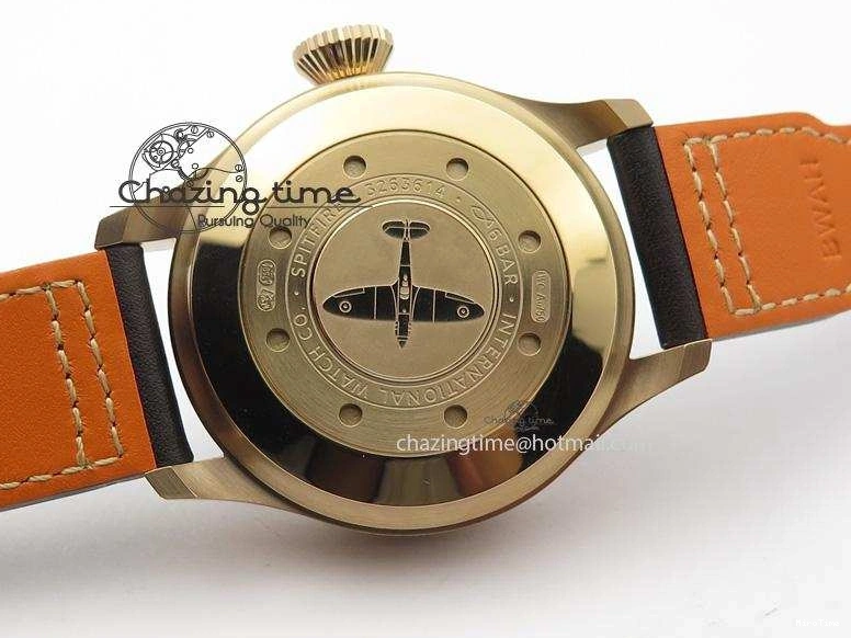 MIROTIME 0226 Big Pilot Real PR 2016 IW500917 RG ZF Best Edition Gray Dial On Brown Leather Strap A Modern 7290